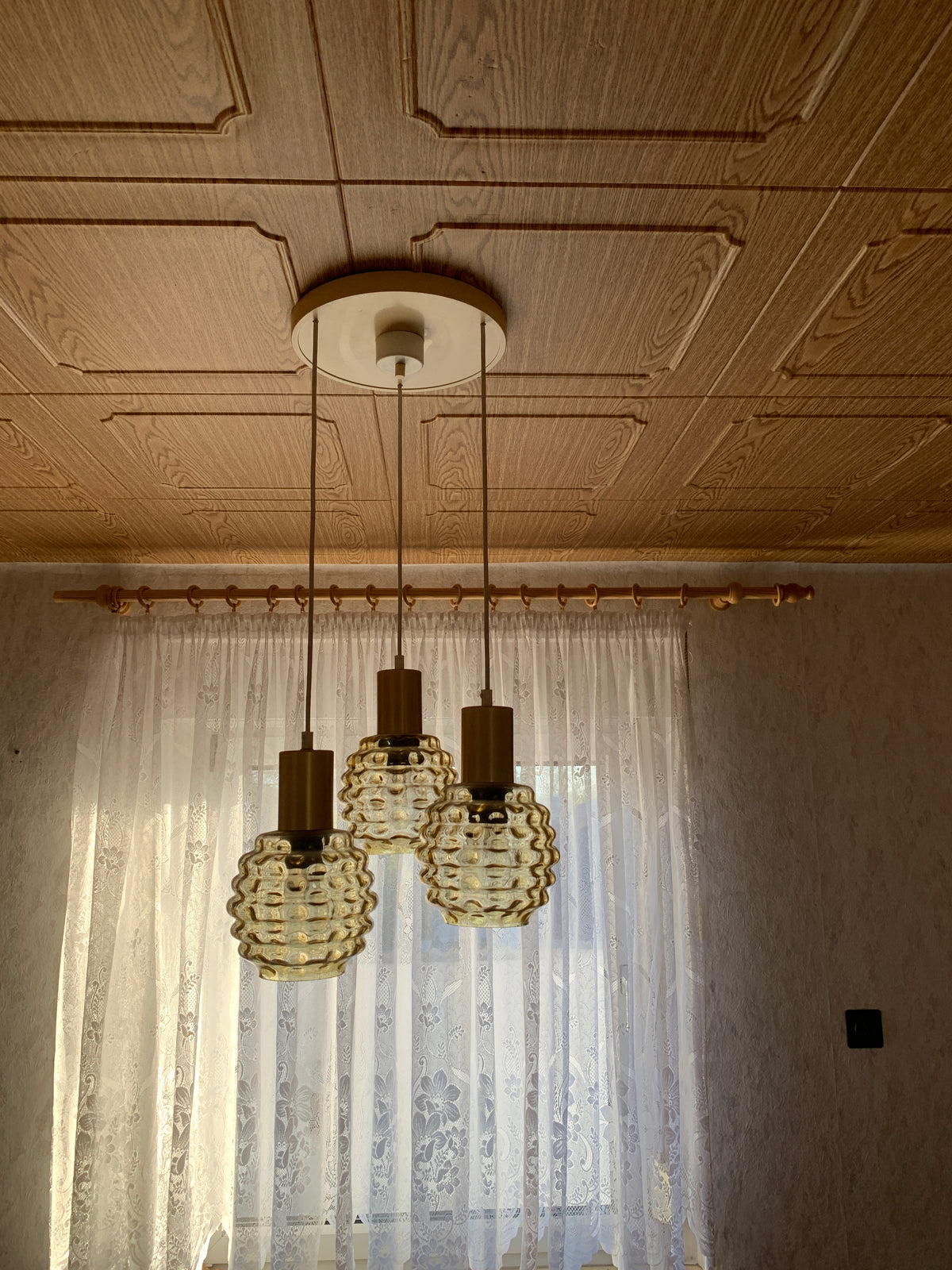 Vintage Decken-lampe
Pendelleuchte midcentury 6Oer