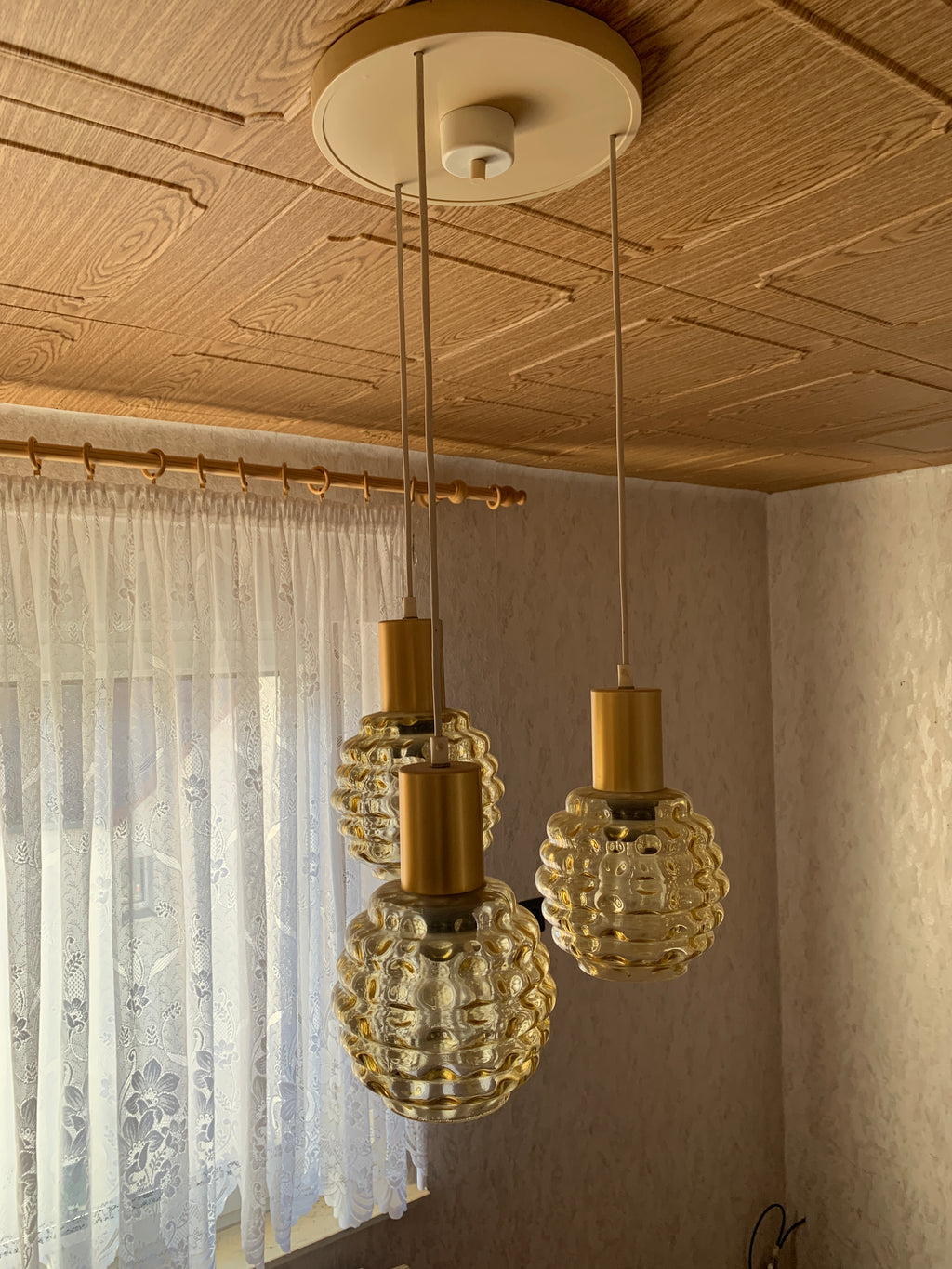 Vintage Decken-lampe
Pendelleuchte midcentury 6Oer
