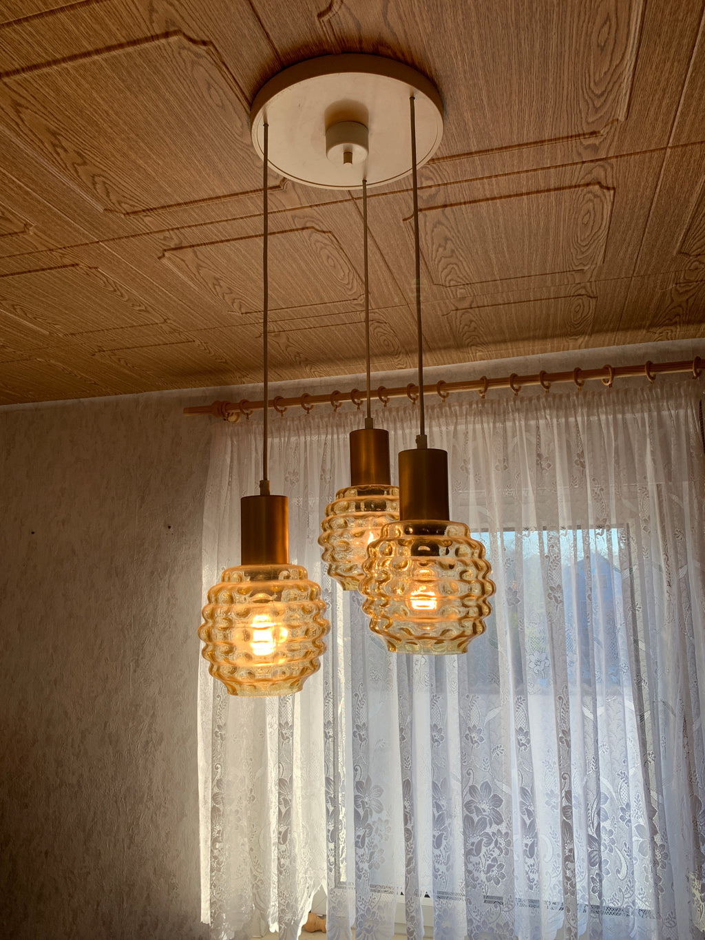 Vintage Decken-lampe
Pendelleuchte midcentury 6Oer