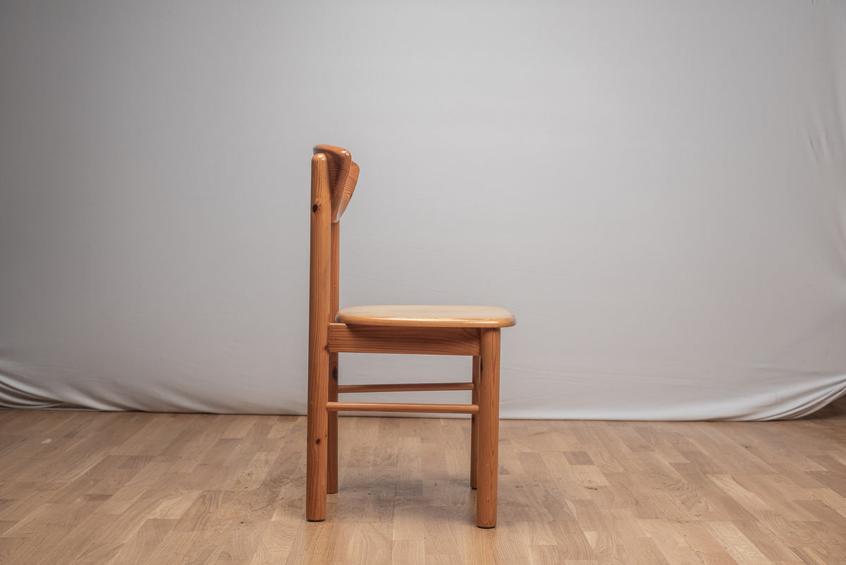 Daumiller Stuh Holz vintage designer midcentury 70er