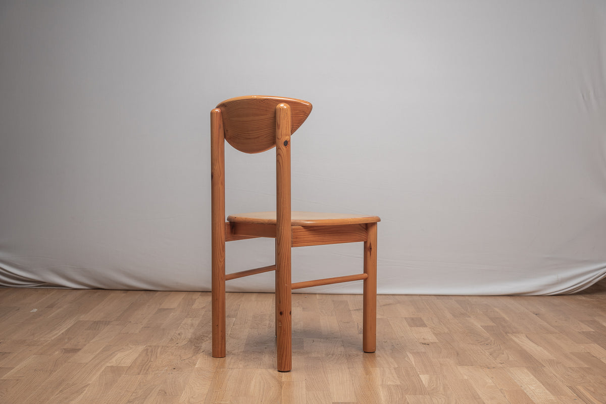 Daumiller Stuh Holz vintage designer midcentury 70er
