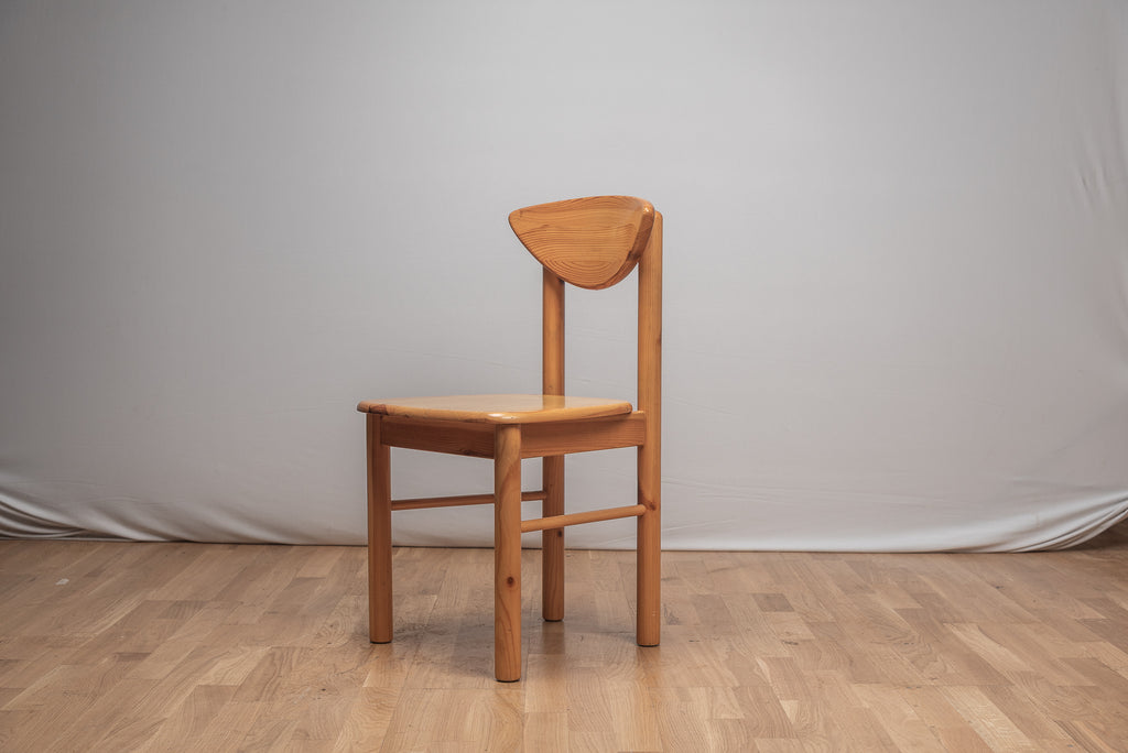 Daumiller Stuh Holz vintage designer midcentury 70er