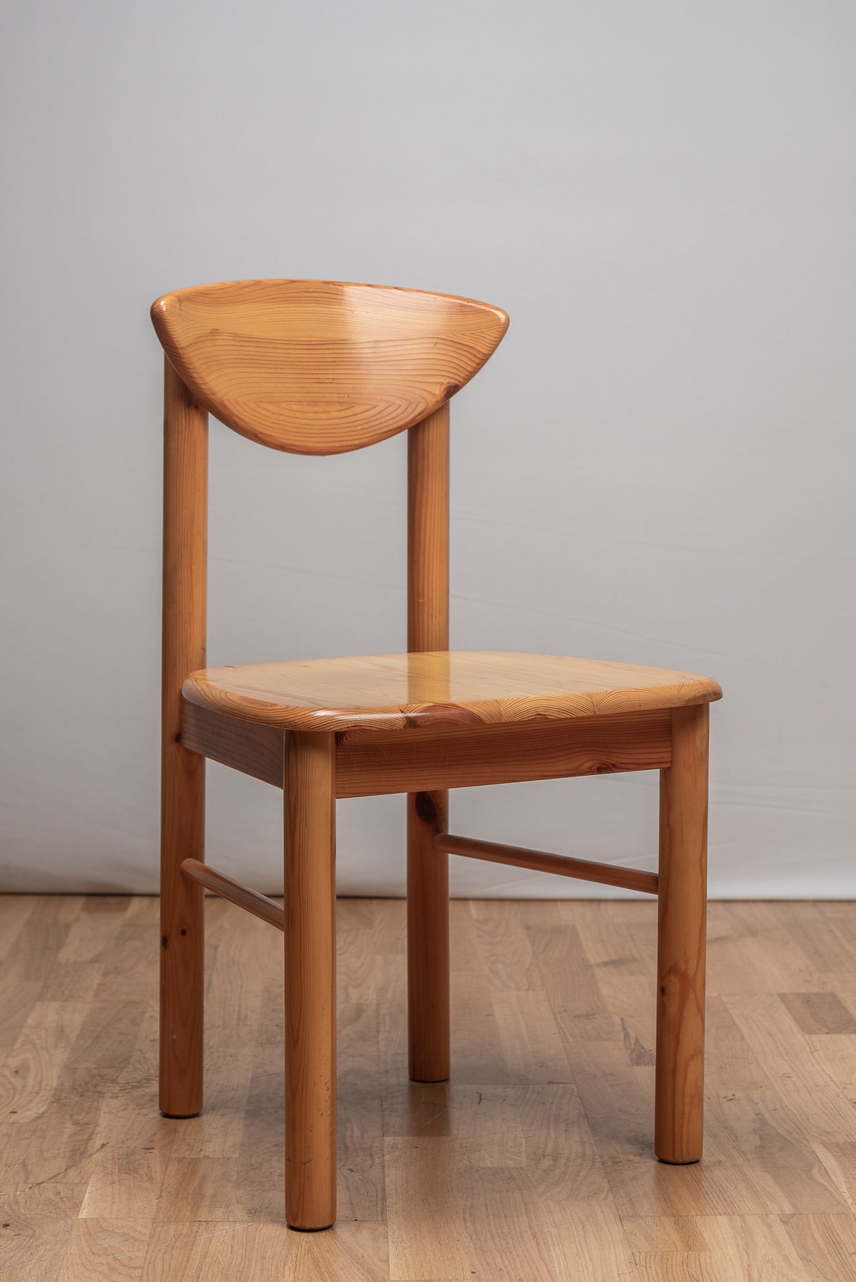 Daumiller Stuh Holz vintage designer midcentury 70er