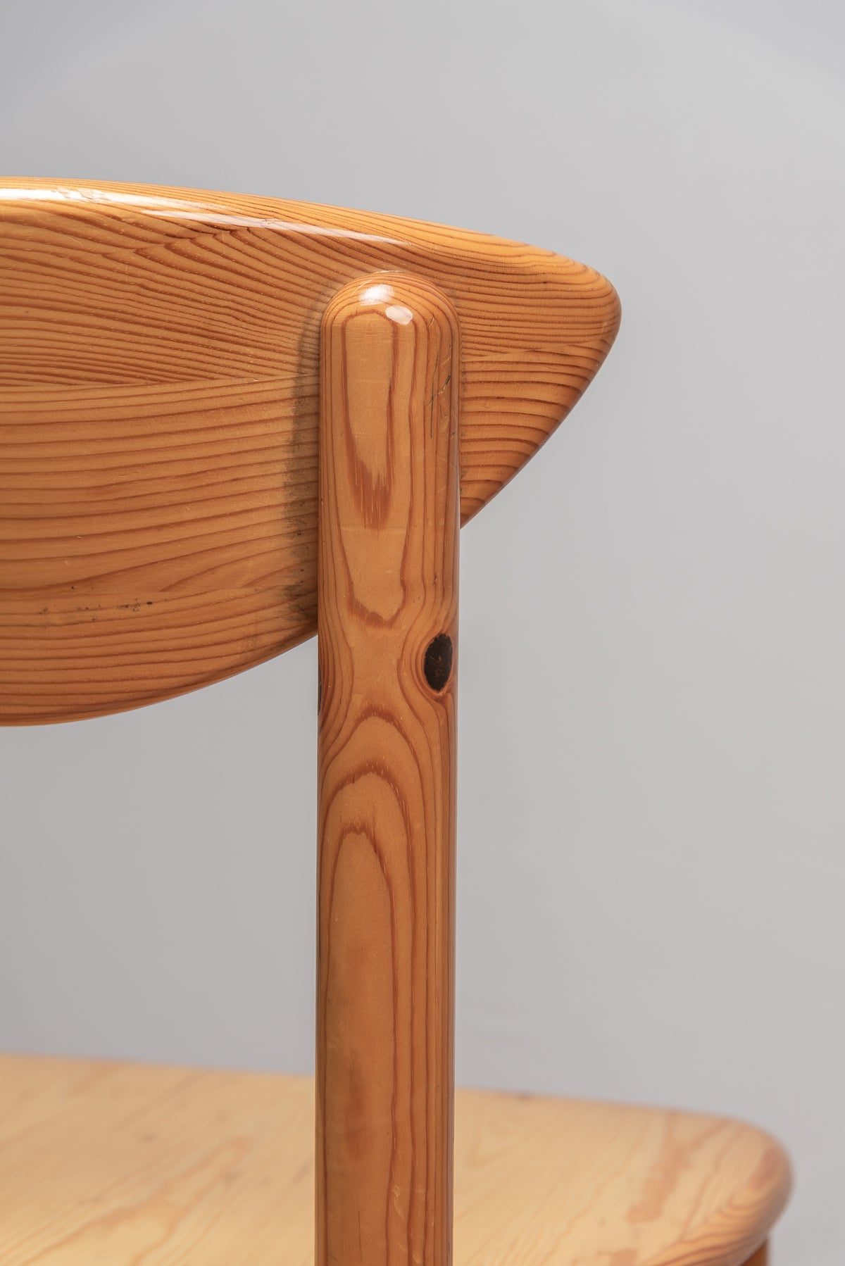 Daumiller Stuh Holz vintage designer midcentury 70er