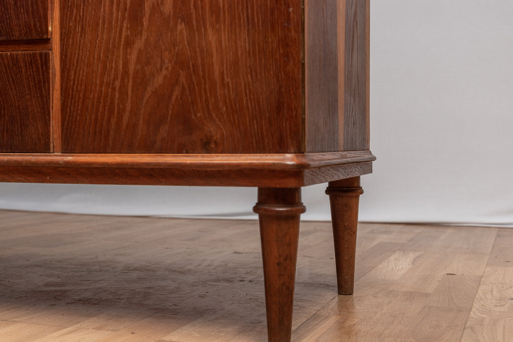 Kommode Mid-Century Beistellschrank Vintage 50er Holz Schubladen Tür