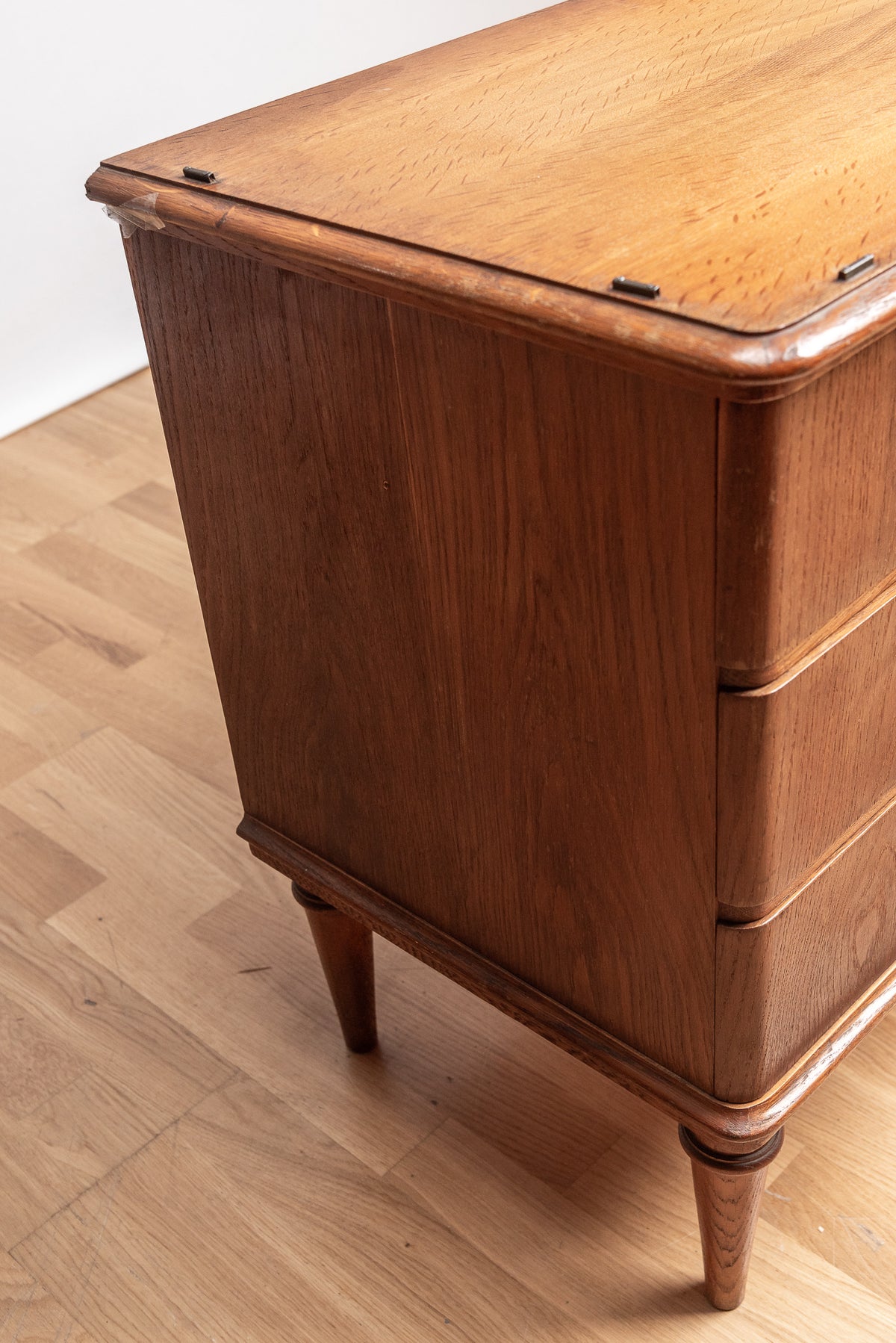 Kommode Mid-Century Beistellschrank Vintage 50er Holz Schubladen Tür