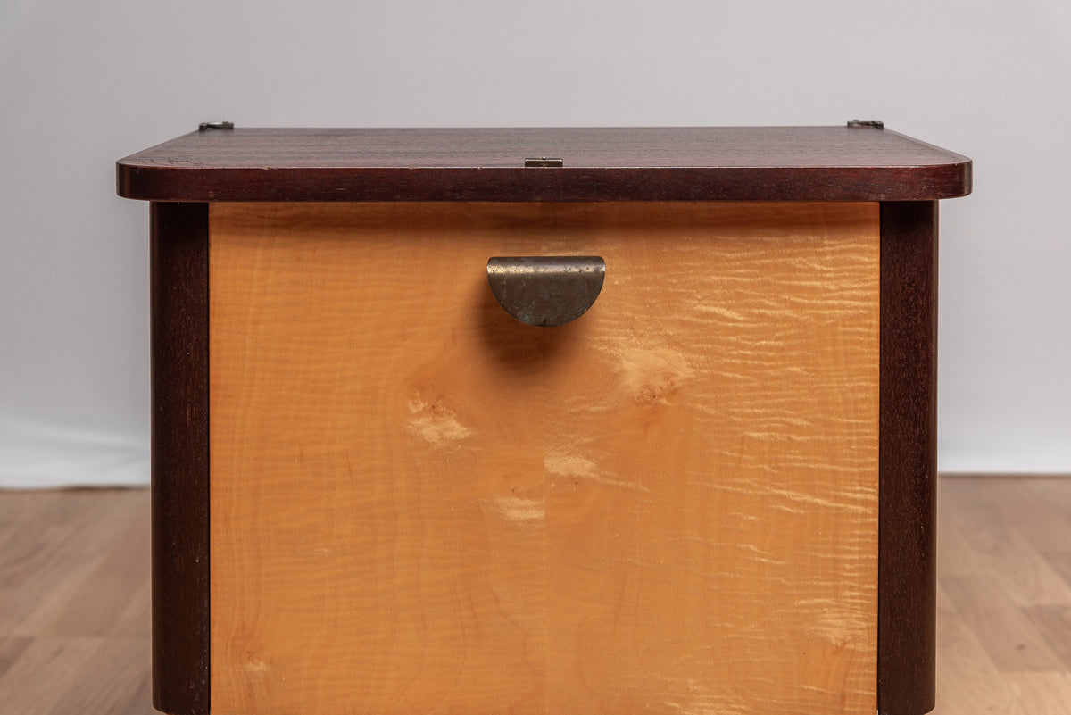 Mid Century Nachttisch Ablage Schrank Konisch Füße
