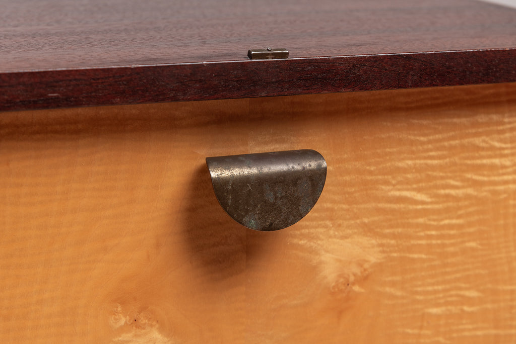 Mid Century Nachttisch Ablage Schrank Konisch Füße