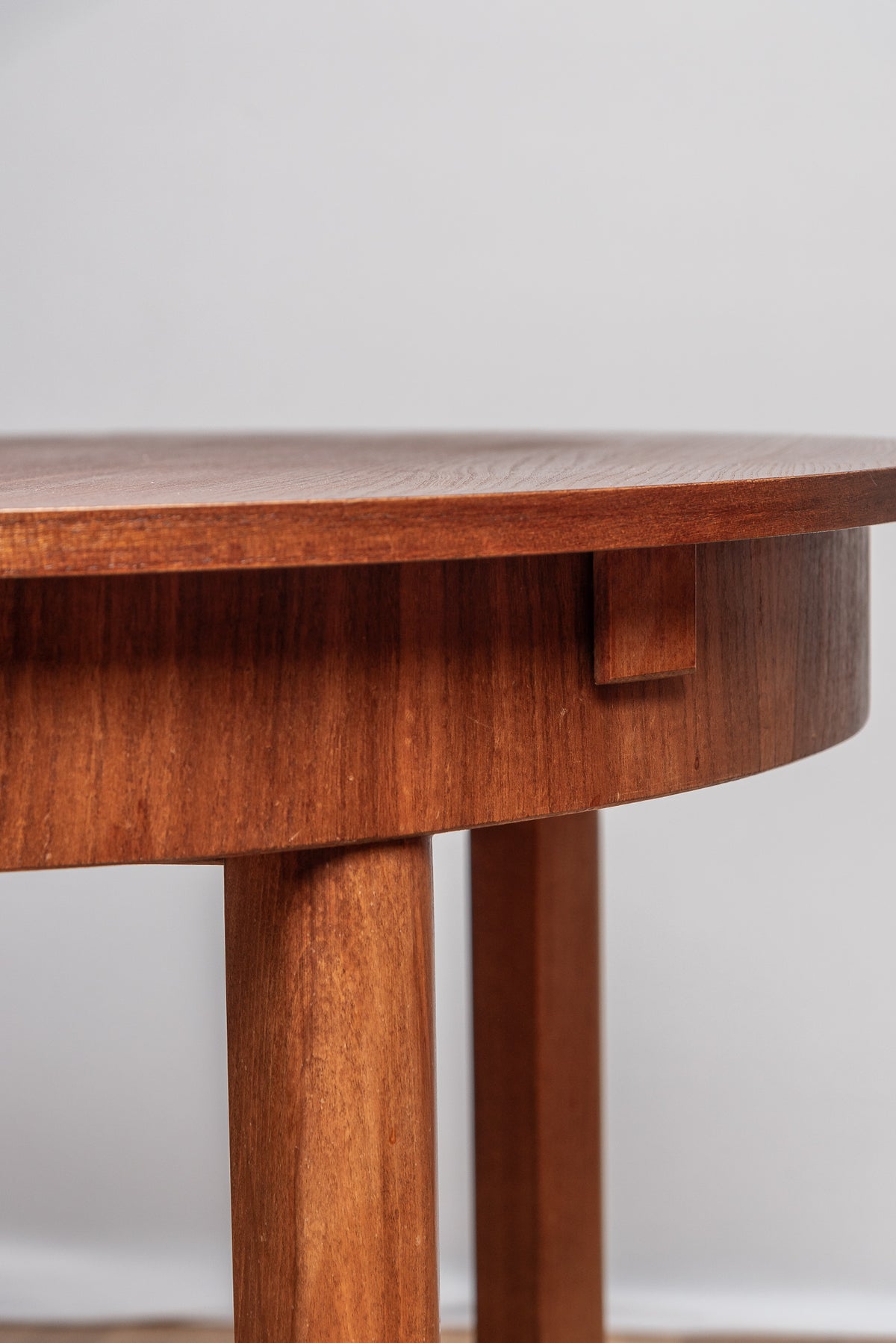 Esstisch Teak Ausziehtisch Skandinavisch Vintage Rund