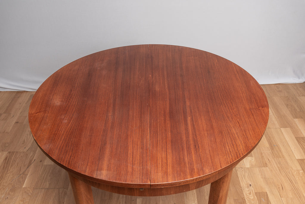 Esstisch Teak Ausziehtisch Skandinavisch Vintage Rund