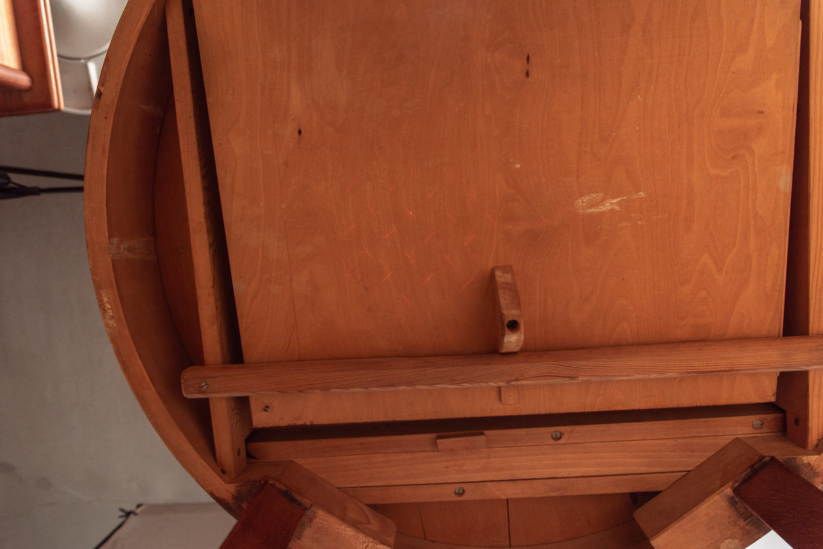 Esstisch Teak Ausziehtisch Skandinavisch Vintage Rund